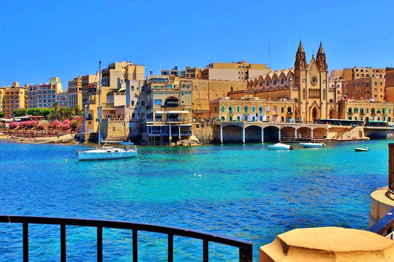 Modern 1Br Maisonette Steps From The Promenade Sliema Kültér fotó