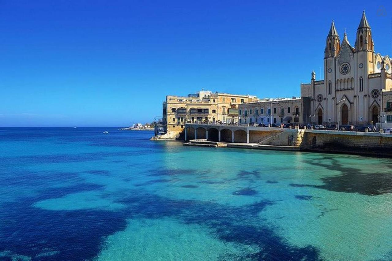 Modern 1Br Maisonette Steps From The Promenade Sliema Kültér fotó